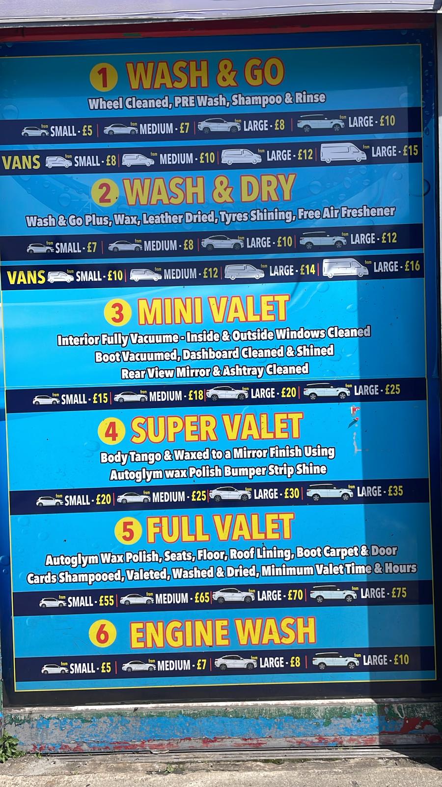 Price List